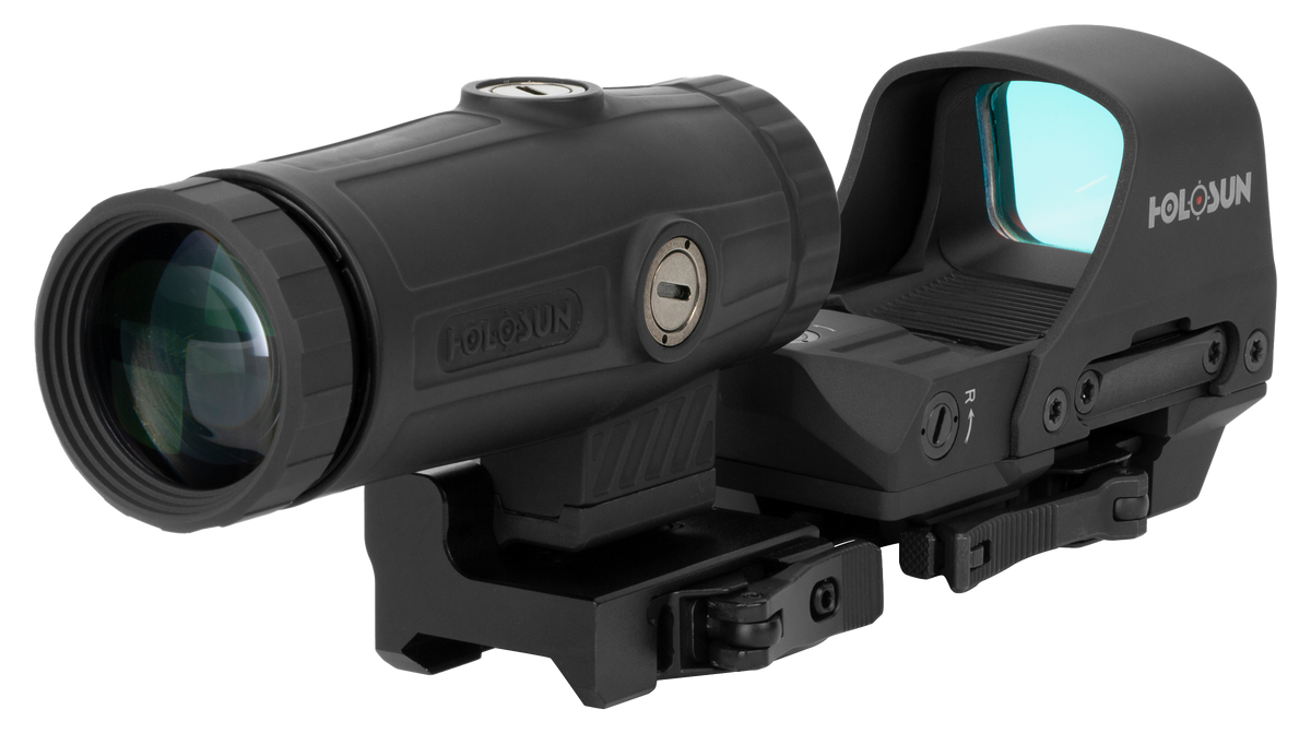 Holosun Pack Reflex 510C + Magnifier HM3X 140 g pour l'acquisition rapide