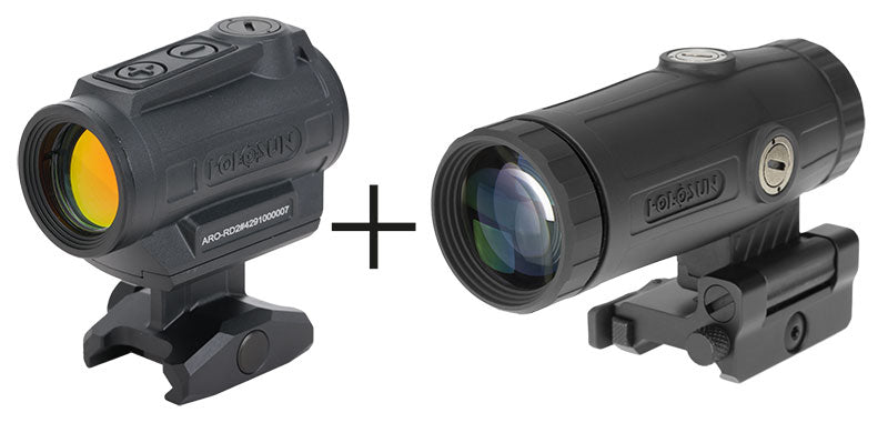 Holosun pack ARO et Magnifier HM3X 240 g pour l'acquisition rapide à courte et moyenne distance