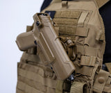 Holster Blackhawk T-Series L3D LB GTL Kit Armée Française pour Glock 17 Gen5 FR avec lampe Glock
