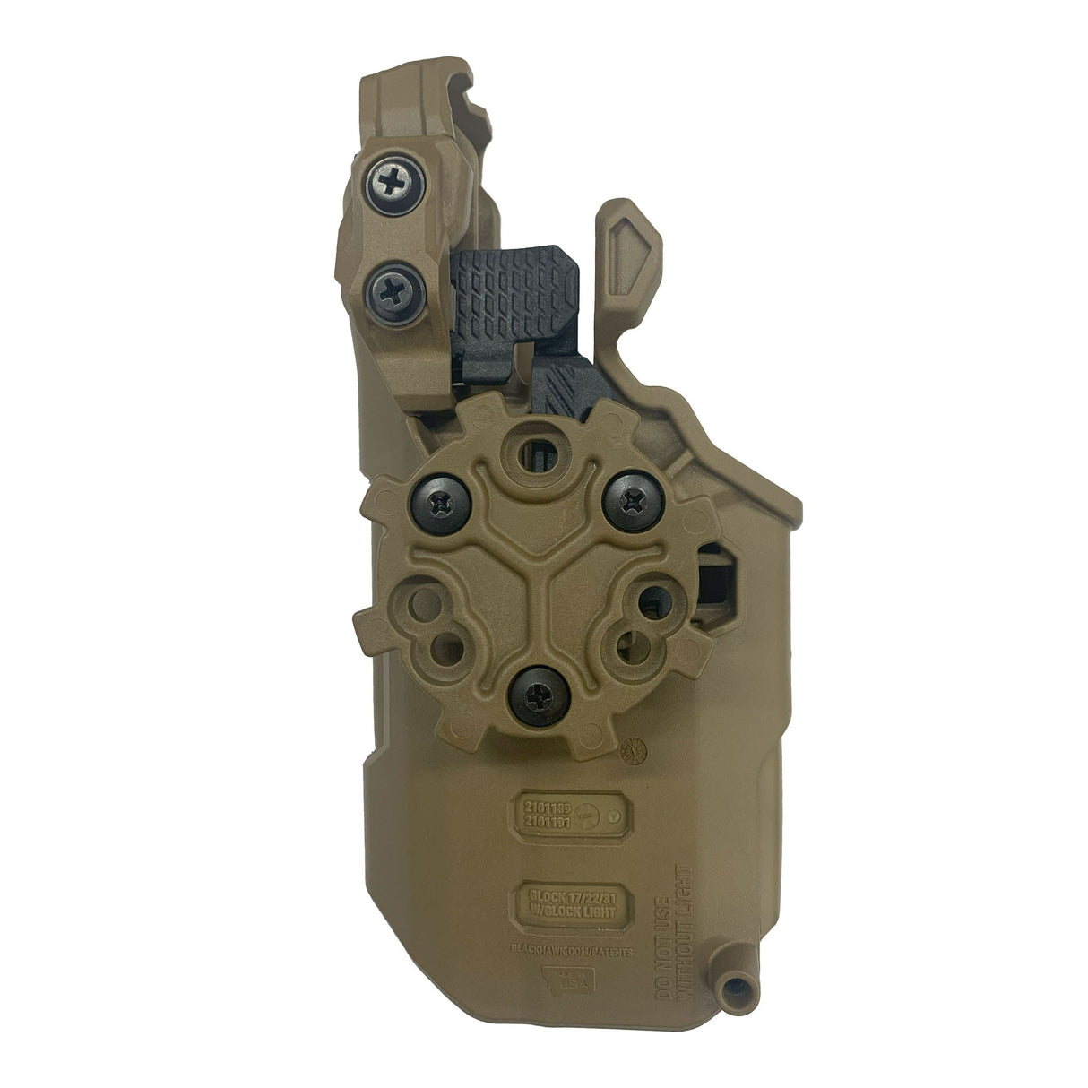 Holster Blackhawk T-Series L3D LB GTL51 Kit Armée Française pour Glock 17 Gen5 FR avec lampe Glock