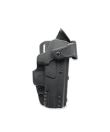 Holster GK Pro à double sécurité avec arceau verrouillable et déflecteur latéral