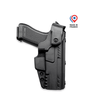 Holster GK Pro à double sécurité avec arceau verrouillable et déflecteur latéral
