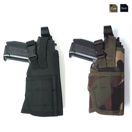 Holster MOLLE Patrol Equipement polyester déperlant réglable droitier ou gaucher