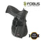 Holster à port apparent Fobus polymère pour Smith Wesson MP9 paddle fixe