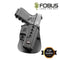 Holster à port apparent Fobus pour Glock polymère à rétention passive à vis
