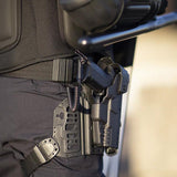 Holster à rétention GK Pro Glock 17/19 injecté port haut réglable 5 positions