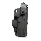 Holster à rétention GK Pro Glock 17/19 pont basculant déflecteur anti-arrachement