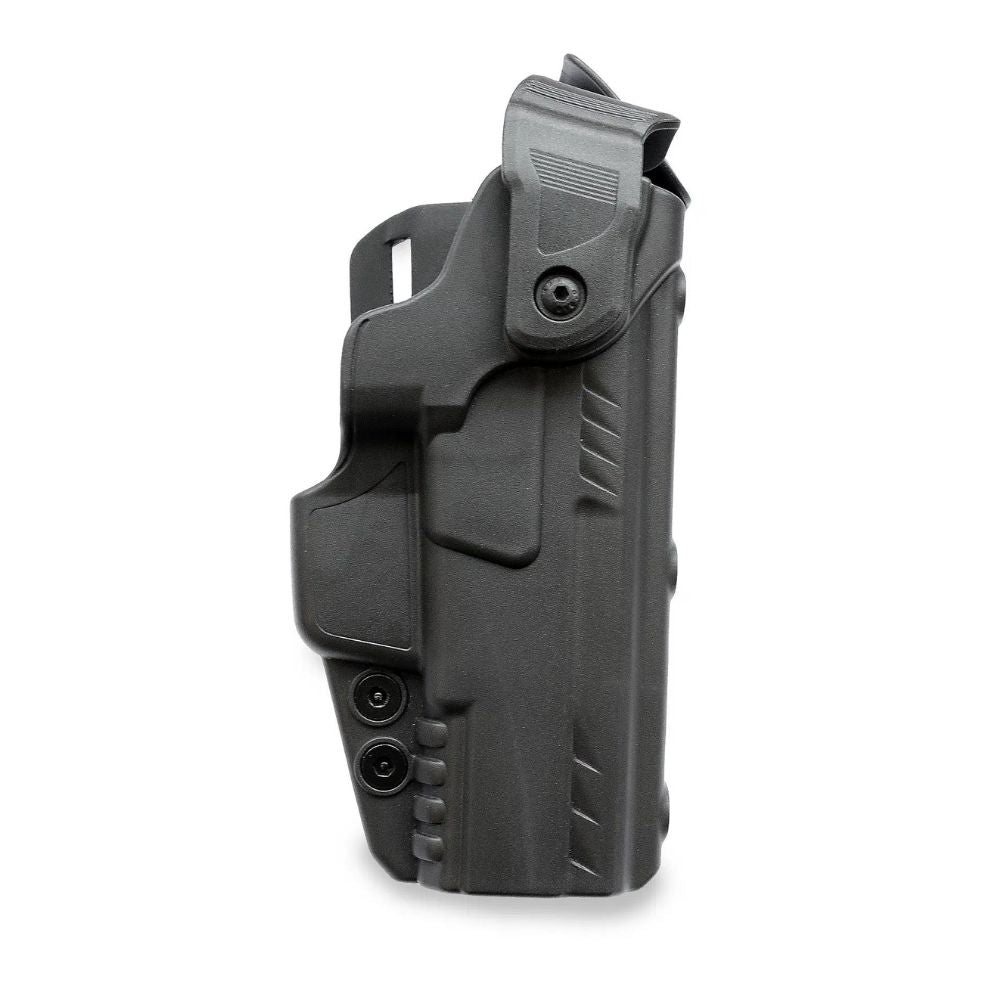 Holster à rétention GK Pro Glock 17/19 pont basculant déflecteur anti-arrachement