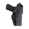 Holster à rétention GK Pro Glock 17/19 pont basculant déflecteur anti-arrachement