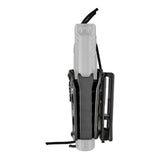 Holster ceinturon en polymère souple Vega Holster Bungy 8BL00 à rétention élastique réglable, compatible MOLLE
