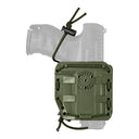 Holster ceinturon en polymère souple Vega Holster Bungy 8BL00 à rétention élastique réglable, compatible MOLLE