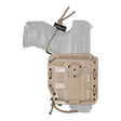 Holster ceinturon en polymère souple Vega Holster Bungy 8BL00 à rétention élastique réglable, compatible MOLLE