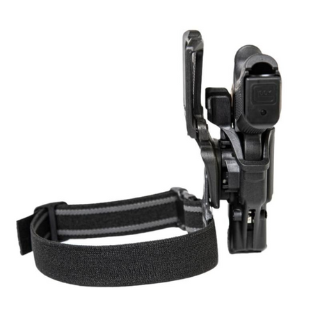 Holster de cuisse Blackhawk T-Series L2C LB Overt avec lampe