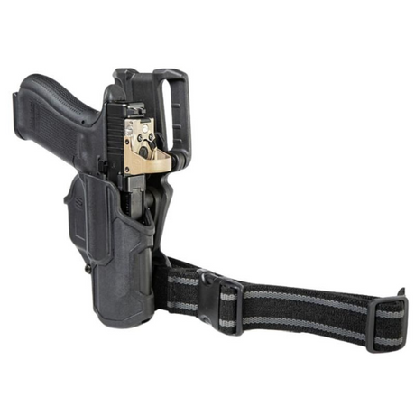 Holster de cuisse Blackhawk T-Series L2C LB Overt avec lampe