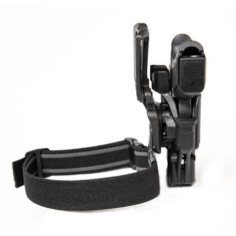 Holster de cuisse Blackhawk T-Series L2C Overt Kit avec lampe