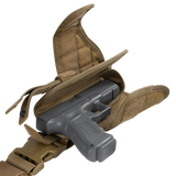 Holster de cuisse Condor Tornado enveloppant lampe ou laser admis porte-chargeur