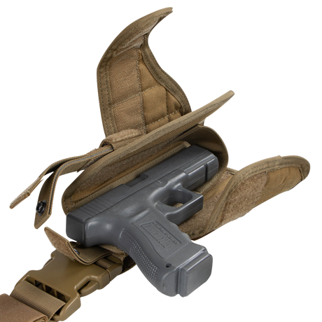 Holster de cuisse Condor Tornado enveloppant lampe ou laser admis porte-chargeur