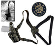 Holster d'épaule en cuir Vega Holster — port horizontal 4 positions à dégagement rapide