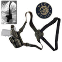 Holster d'épaule en cuir Vega Holster — port horizontal 4 positions à dégagement rapide