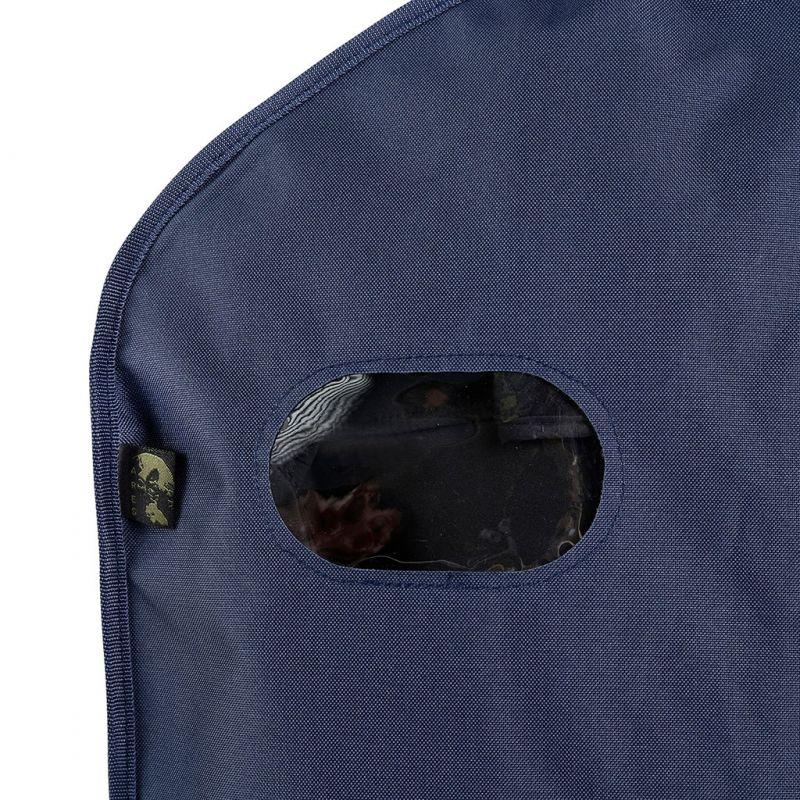 Housse à habits Ares en nylon 600D avec fenêtre transparente et porte-nom