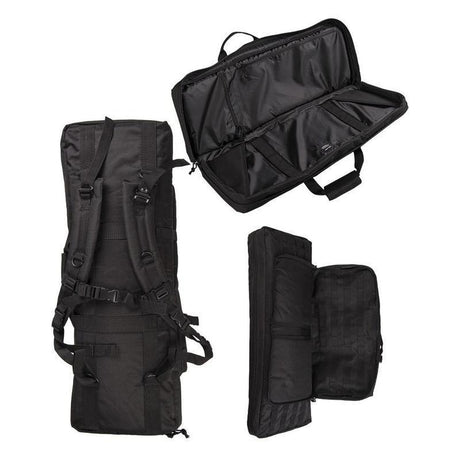Housse d'arme Mil-Tec Medium 75 cm polyester Oxford PVC à fermeture éclair verrouillable et bretelles dorsales