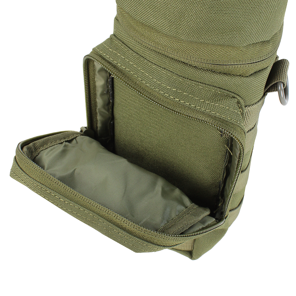 Housse de gourde Condor H2O matelassée 25 x 13 cm poche utilitaire et drainage