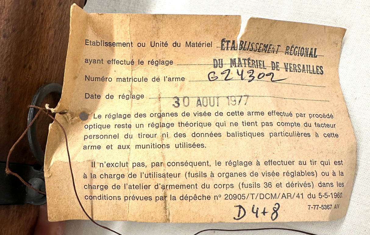 Fusil MAS 36 51 avec lance grenade cal. 7.5x54 | cat. C1-b - G24302