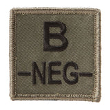 Identifiant Groupe sanguin VELCRO Ares - Vert olive - Welkit.com