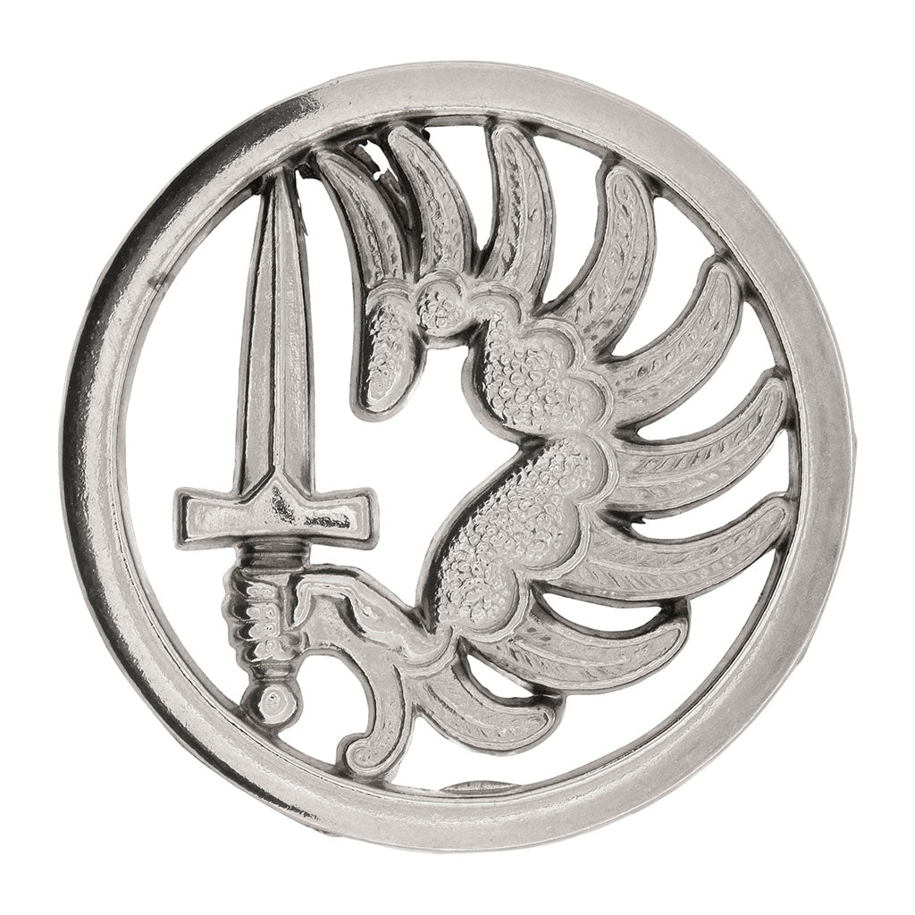 Insigne de béret métropole Boussemart en zamac injecté finition brillante gravure 2D ou 3D