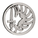 Insigne de béret métropole Boussemart en zamac injecté finition brillante gravure 2D ou 3D