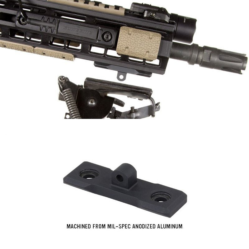 Interface bipied M-LOK Magpul en aluminium usiné pour goujon type Harris 5,92 cm
