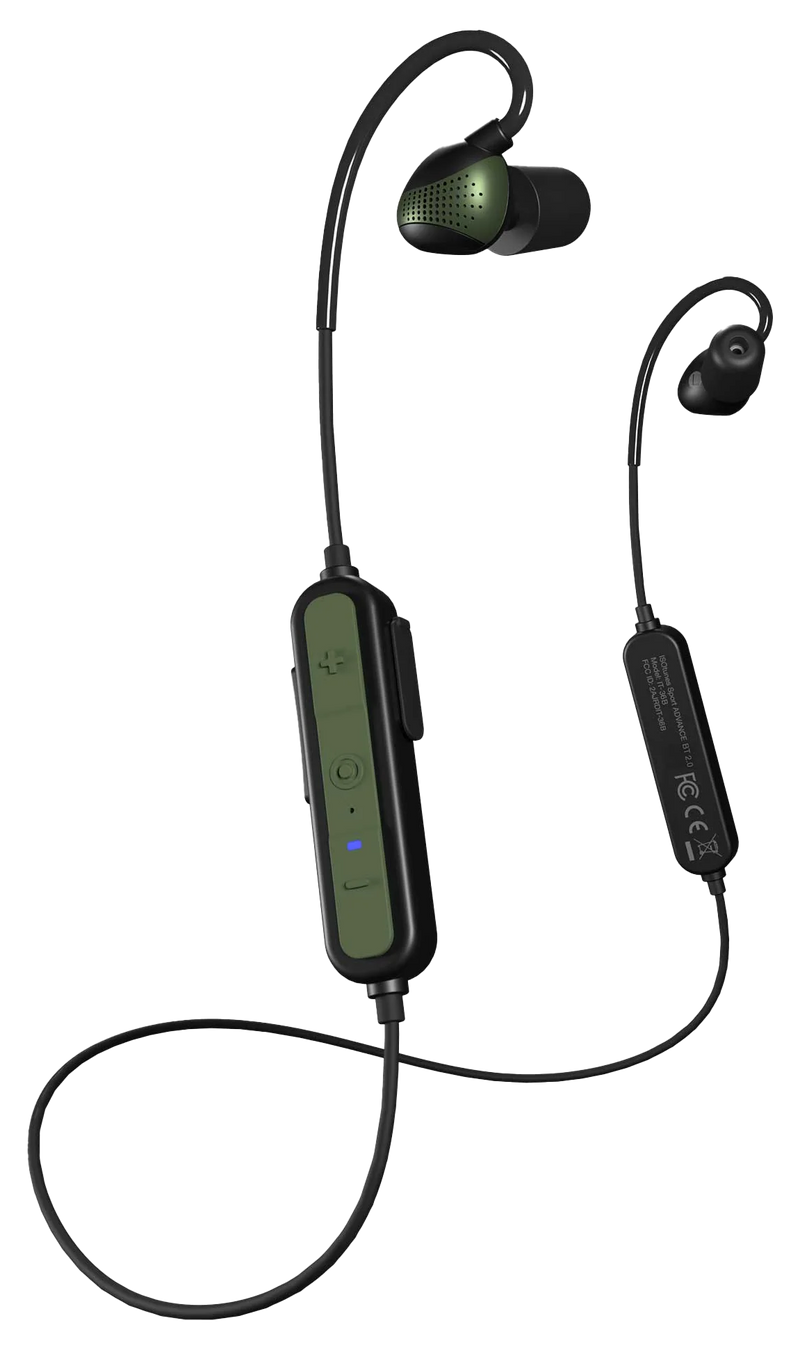 Isotunes Advance BT 2.0 portée 9 m 23,5 g en protection auditive pour le stand et l'atelier