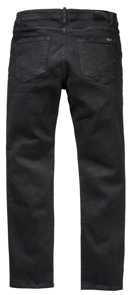 Jean Brandit Mason Denim brut coton-polyester coupe droite quatre poches braguette boutonnée