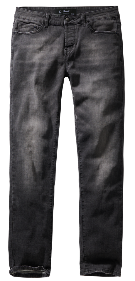 Jean Brandit Rover Denim coton-polyester délavé à la pierre coupe droite braguette boutonnée