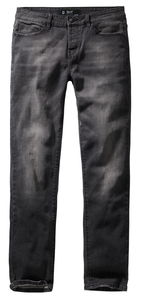 Jean Brandit Rover Denim coton-polyester délavé à la pierre coupe droite braguette boutonnée