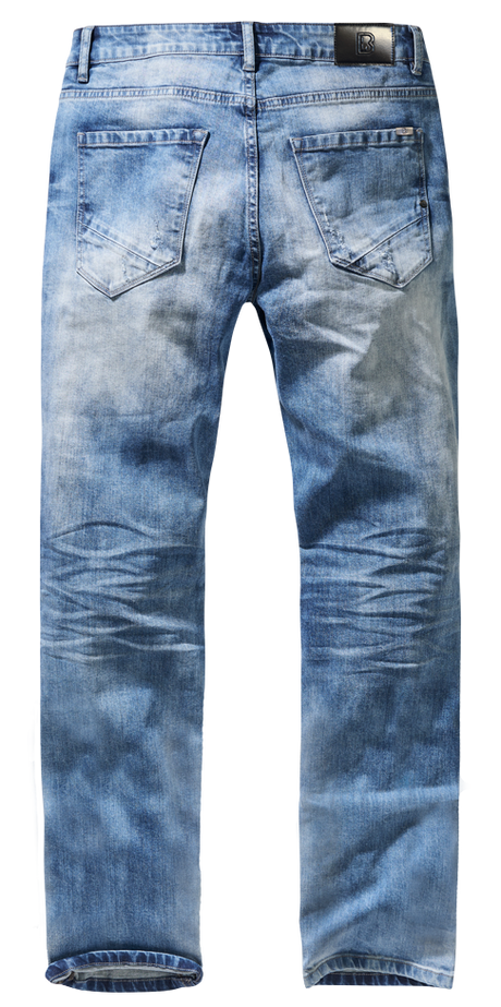 Jean Brandit Will Denim coton et élasthanne délavé à la pierre coupe droite trois longueurs