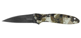 Couteau pliant Kershaw Leek Kings Camo 1660 acier 14C28N lame 76 mm