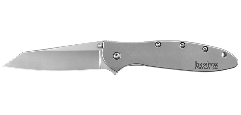 Couteau pliant Kershaw Random Leek 1660 acier 14C28N lame 76 mm fil lisse