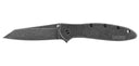 Couteau pliant Kershaw Random Leek Blackwash 1660 acier 14C28N lame 76 mm