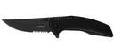 Couteau pliant Kershaw Outright trailing point 8320BLKST acier 8Cr13MoV lame 76 mm