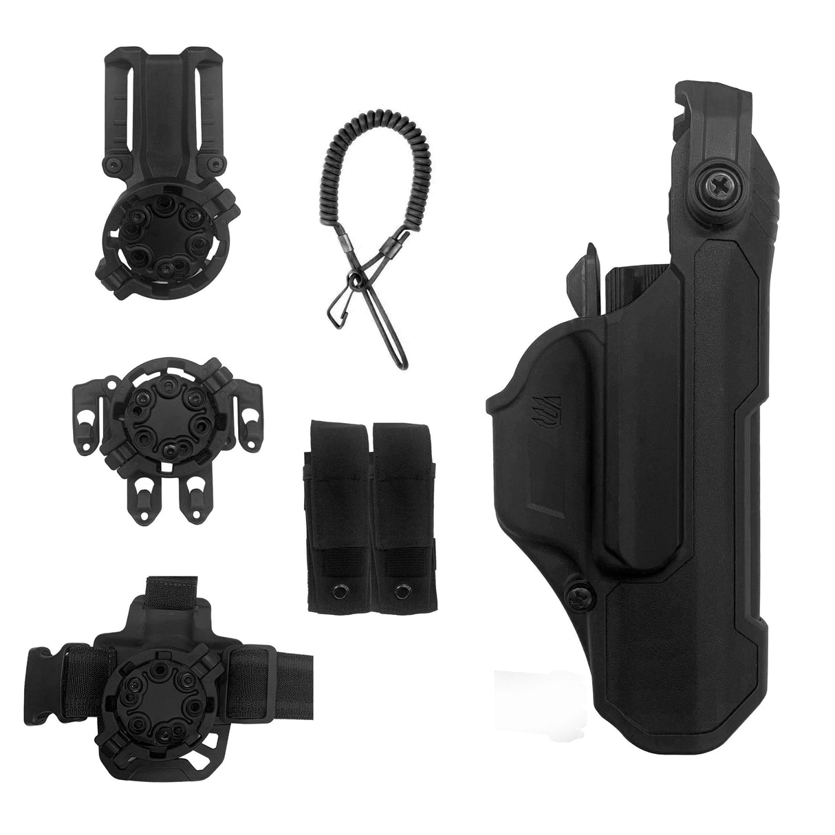 Kit Holster T-Series AF + Dragonne + Porte-chargeurs - 4330FREDBKR