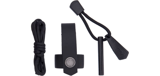 Kit allume-feu Morakniv pour couteau Eldris ferrocérium cordon paracorde et verrou secondaire