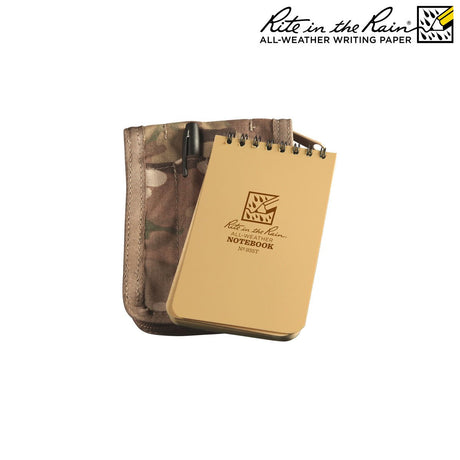 Kit carnet à spirale supérieure 7,5 x 12,5 cm Rite In The Rain stylo et housse Cordura