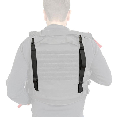 Kit de 2 bretelles Vigilant pour sangle DUKA sur porte-plaques en nylon Cordura