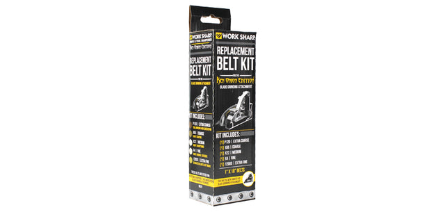 Kit de 5 courroies abrasives Work Sharp 1 x 18 pouces pour tête de meulage Blade Grinding