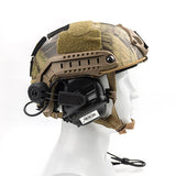 Kit de fixation Earmor M19C pour casques de communication M31 et M32 sur rails ARC