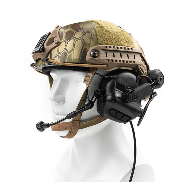 Kit de fixation Earmor M19C pour casques de communication M31 et M32 sur rails ARC