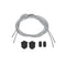 Kit de lacets de rechange Haix pour chaussures CONNEXIS Air et Air 2.0 basses