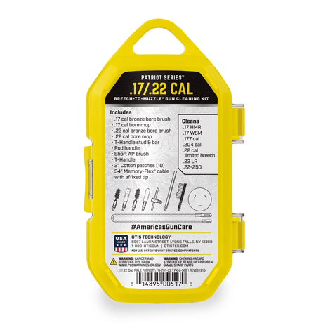 Kit de nettoyage Patriot Series Otis [cal .22]