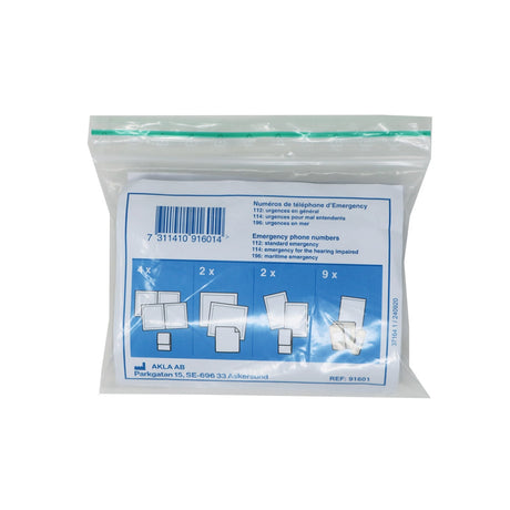 Kit de premiers secours Akla BOOBOO 17 éléments pour petites plaies notice en français